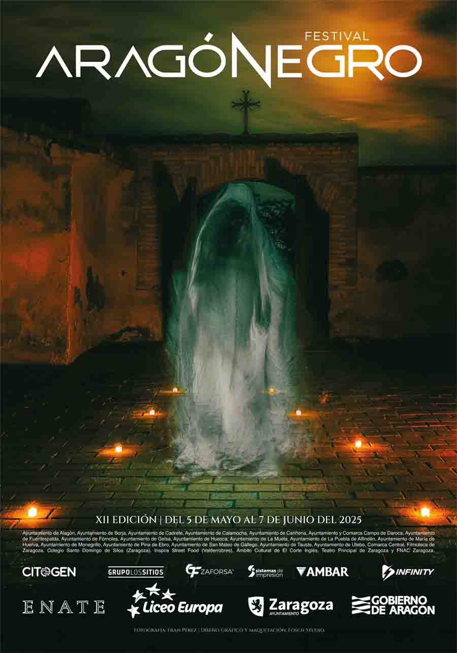 Cartel Festival Negro Aragón 2025
